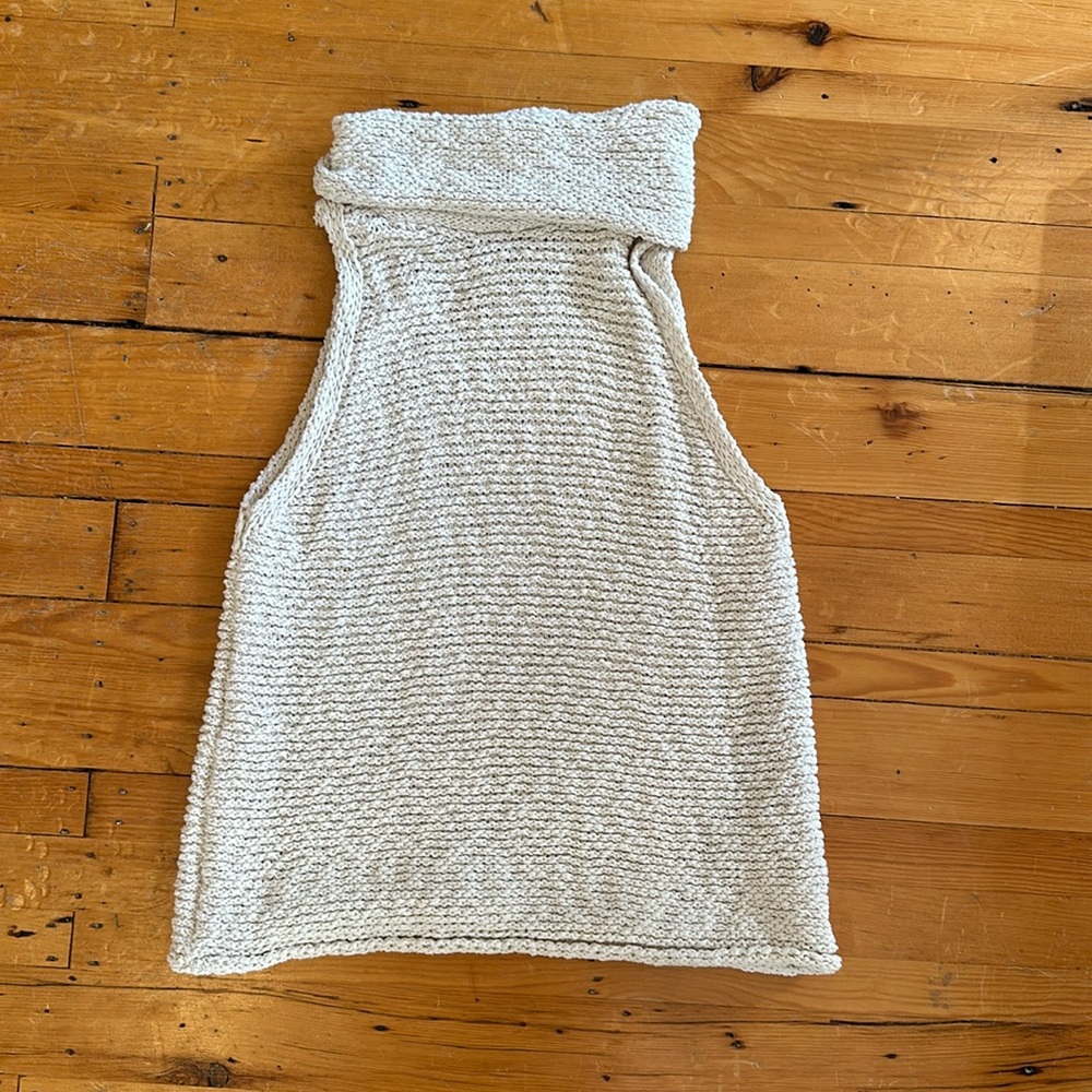 Anthropologie Knit Turtleneck Tank